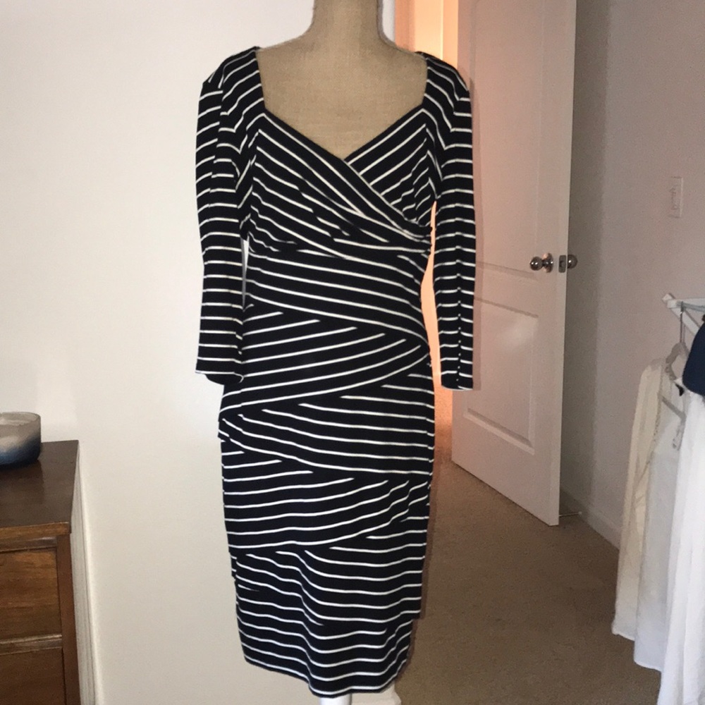 White House black market striped dress
